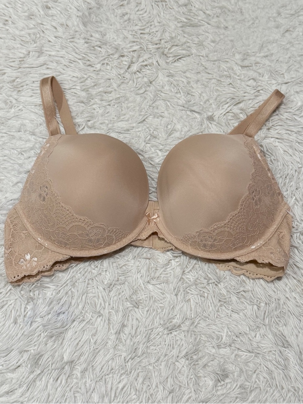 Torrid Plunge Push Up  Straight Back Bra With  Lace size 44D